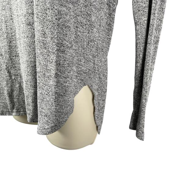 Aerie Top Size XS Heather Gray Long Sleeve Tie Open Back Just Add Leggings - Picture 4 of 8